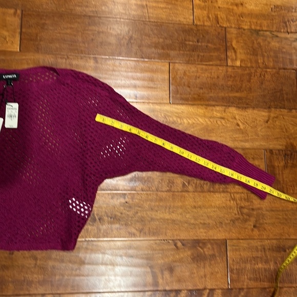 NWT Express Open Stitch Dolman Long Sleeve Sweater - Picture 7 of 7